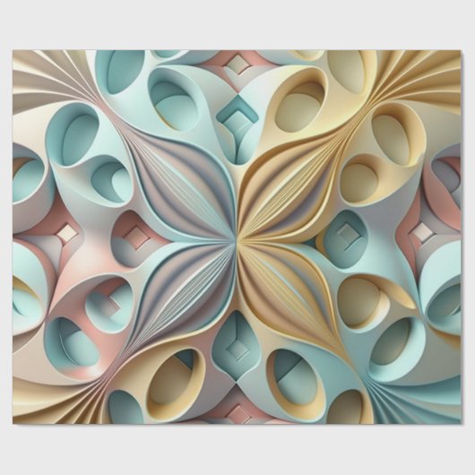 Faltpapier für die Pastel-3D-Effektstruktur Geschenkpapier (Flach)