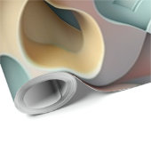 Faltpapier für die Pastel-3D-Effektstruktur Geschenkpapier (Rolleneckpunkt)