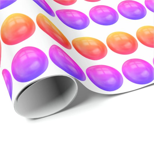 Faltpapier für die Pastelperlen Geschenkpapier (Rolleneckpunkt)