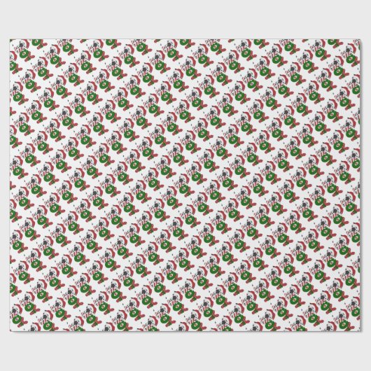 Faltpapier für die Weihnachtskuh Geschenkpapier (Flach)