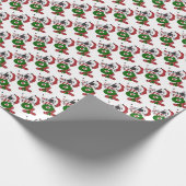 Faltpapier für die Weihnachtskuh Geschenkpapier (Ecke)