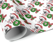 Faltpapier für die Weihnachtskuh Geschenkpapier (Rolleneckpunkt)