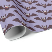 Faltpapier für Fledermäuse Geschenkpapier (Rolleneckpunkt)