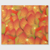 Faltpapier für Herbstblätter Geschenkpapier (Flach)