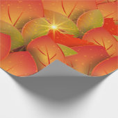 Faltpapier für Herbstblätter Geschenkpapier (Ecke)