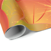 Faltpapier für Herbstblätter Geschenkpapier (Rolleneckpunkt)