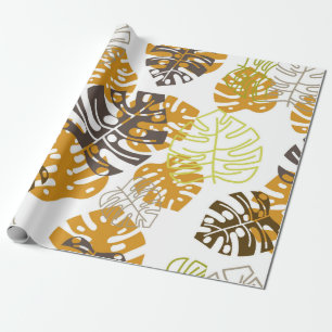 Faltpapier für Herbstblätter Geschenkpapier
