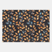 Faltpapier für Herbstblätter Geschenkpapier Set (Vorderseite 2)