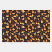Faltpapier für Herbstblätter Geschenkpapier Set (Vorderseite)