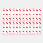 Faltpapier für Herz und Leinen - Flachblatt Set 3 Geschenkpapier Set (Vorderseite 2)