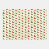 Faltpapier für Herz und Rose - Flachblätter Geschenkpapier Set (Vorderseite 2)