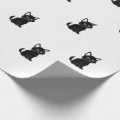 Faltpapier für Katzen Geschenkpapier (Ecke)