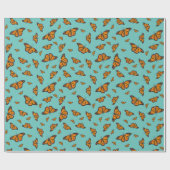 Faltpapier für Monarchschmetterlinge Geschenkpapier (Flach)