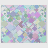 Faltpapier für pastellfarbene Quadrate Geschenkpapier (Flach)