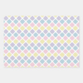 Faltpapier für Pastelverpackungen (Set von drei St Geschenkpapier Set (Vorderseite 3)