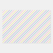 Faltpapier für Pastelverpackungen (Set von drei St Geschenkpapier Set (Vorderseite)