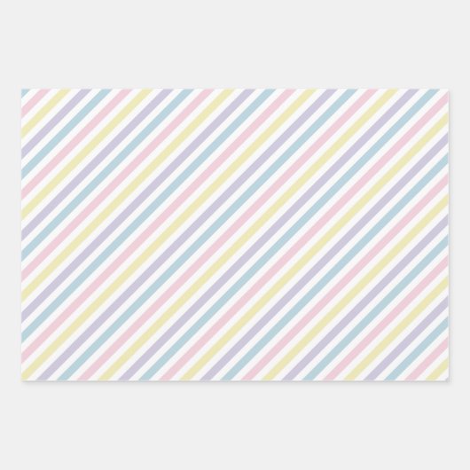 Faltpapier für Pastelverpackungen (Set von drei St Geschenkpapier Set (Vorderseite)