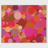 Faltpapier für rotes Dot Geschenkpapier (Flach)