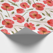 Faltpapier mit Blumenmuster Geschenkpapier (Ecke)