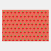 Faltpapier Roter Appell Geschenkpapier Set (Vorderseite)