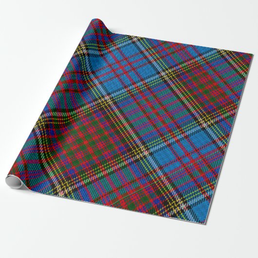 Faltpapier von Anderson Clan Tartan (Diagonal) Geschenkpapier (Ungerollt)