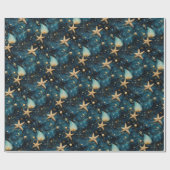 Faltpapier zum Muster des Meeresfrüchtemusters Geschenkpapier (Flach)