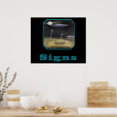 Faltplakat Poster (Küche)