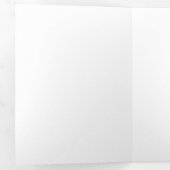 Faltprogramm für dreiseitige Buchstaben Dreifach-gefaltete Programmkarte (Innen Erste Seite)