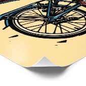 Faltrad Lucha Poster (Ecke)