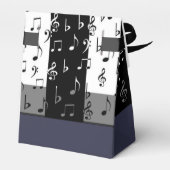 Faltschachtel 2 für Schwarz-Weiß-Streifen in Monog Geschenkschachtel (Rückseite)