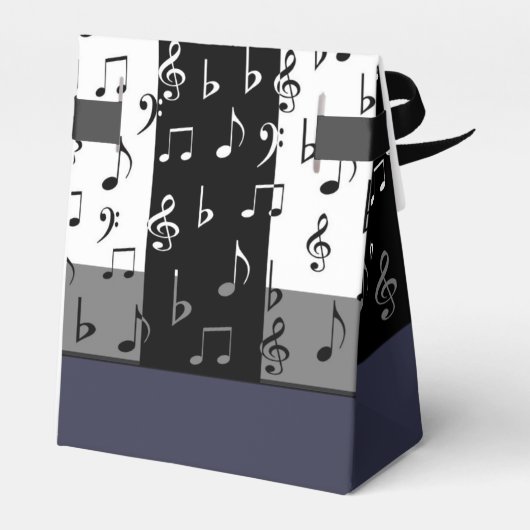 Faltschachtel 2 für Schwarz-Weiß-Streifen in Monog Geschenkschachtel (Rückseite)