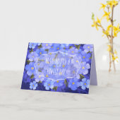 Faltschachtel "Brilliant Blue Blume GreetinGrußkar Karte (Gelbe Blume)