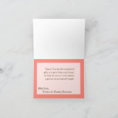 Faltschachtel dank Karte Moderne Zickzack Streifen (Innenseite)