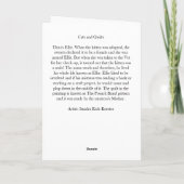 Faltschachtel Dankekarte, Geburtstagskarte Dankeskarte (Rückseite)