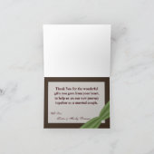 Faltschachtel Dankeschön an die Camouflage Deer Do Dankeskarte (Innenseite)