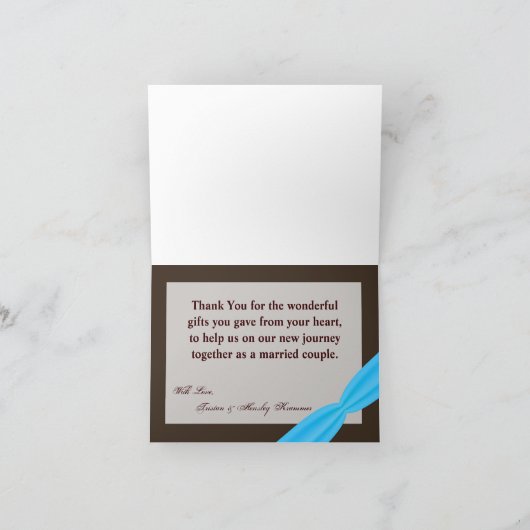 Faltschachtel Dankeschön an die Camouflage Deer Do Dankeskarte (Innenseite)