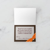 Faltschachtel Dankeschön an die Camouflage Deer Do Dankeskarte (Innenseite)