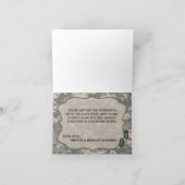 Faltschachtel Dankeschön ARMY ACU Uniform Camoufla Dankeskarte (Innenseite)