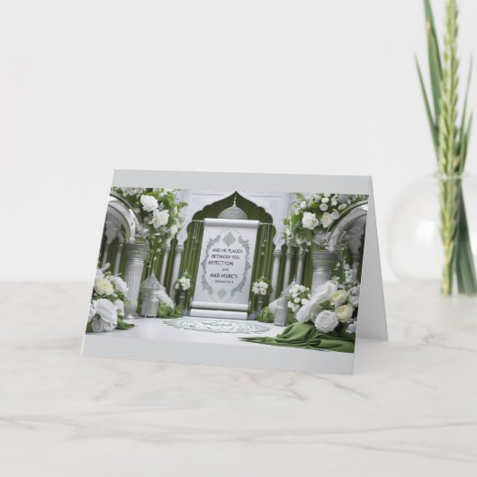 Faltschachtel Dankeschön Card-Islamischer Dankesch Dankeskarte (Vorderseite)