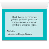 Faltschachtel Dankeschön, dass die Karte "Sunset F (Innenansicht Horizontal (Unten))