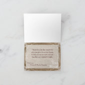 Faltschachtel Dankeschön, dass Sie Getränke essen  Dankeskarte (Innenseite)