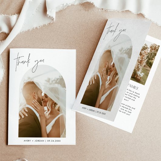 Faltschachtel Dankeschön, Foto Hochzeit Danke