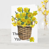 Faltschachtel Dankeschön Grußkarte Karte (Gelbe Blume)