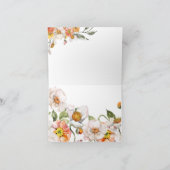 Faltschachtel Dankeschön Karte florale romantische (Innenseite)