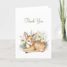 Faltschachtel Dankeschön Karte für Babydusche.