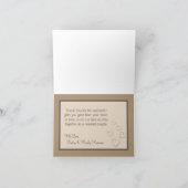 Faltschachtel Dankeschön-Karte Hochzeit Birds Brid Dankeskarte (Innenseite)