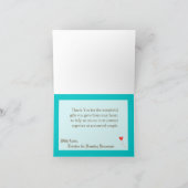 Faltschachtel Dankeschön Teen Liebe Coupé auf Fahr Dankeskarte (Innenseite)