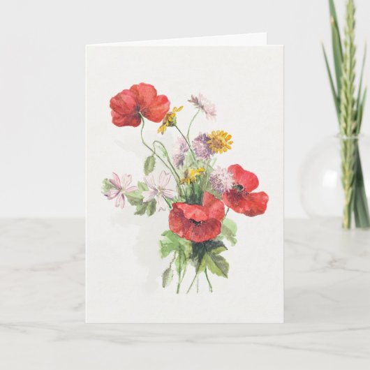 Faltschachtel Dankeskarte (Vorderseite)