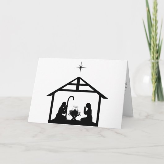 Faltschachtel Feiertagskarte (Vorderseite)