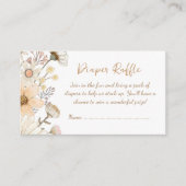 Faltschachtel für das Blumenmuster Babyduschengehä Begleitkarte (Vorderseite)